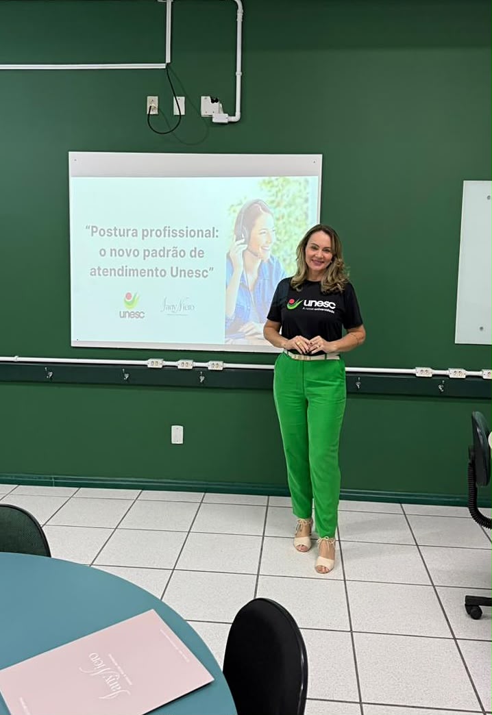Iany Niero durante treinamento na Unesc